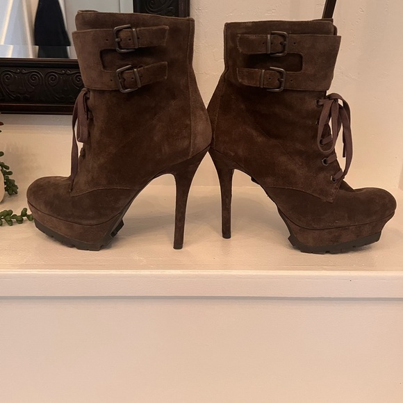 Sam Edelman Suede Booties - Picture 2 of 5